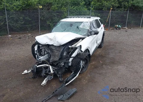 2022 Ford Police Interceptor from USA, damaged, VIN 1FM5K8AB1NGA49538